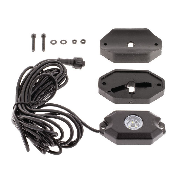 LED RGBW Flood Beam Rock Light Kit with Bluetooth - x4  Pack