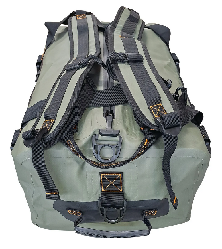 Hydro Bag 40L – Green Waterproof Duffel with Shoulder Straps