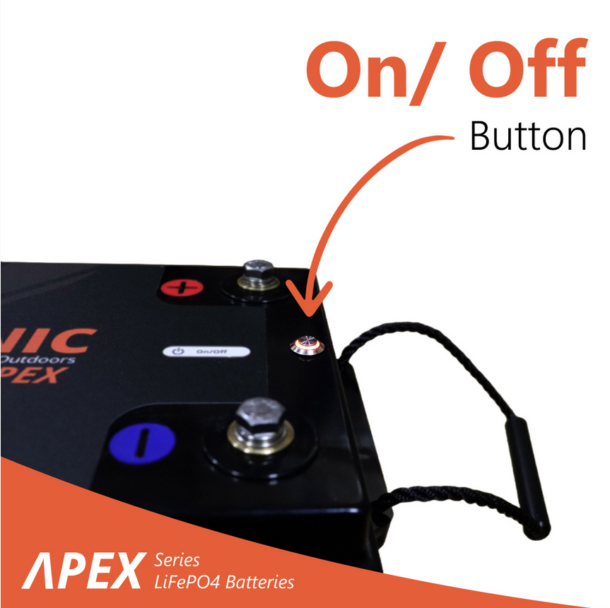 Exotronic 12V 180Ah Alpha Series Smart Deep Cycle LiFePO4 Lithium Battery