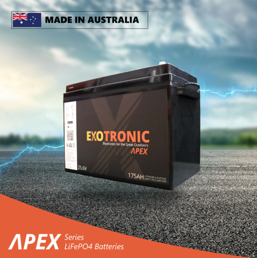 Exotronic 24V 175Ah Apex Series Smart LiFePO4 Lithium Battery