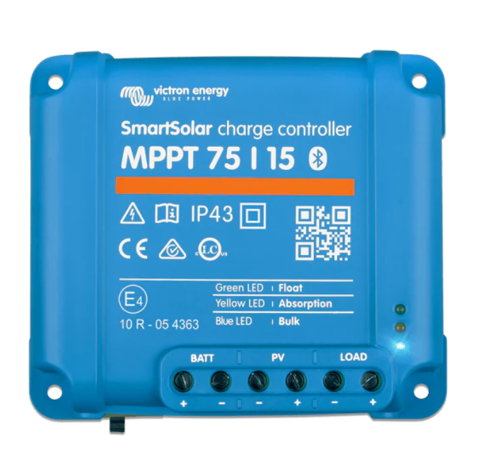 Victron SmartSolar MPPT 75/10 & 75/15 –12/24V Bluetooth Solar Charge Controller