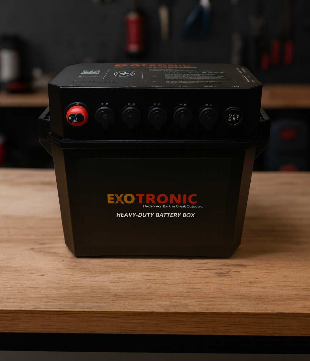 Exotronic Qi-Enabled Heavy-Duty Battery Box