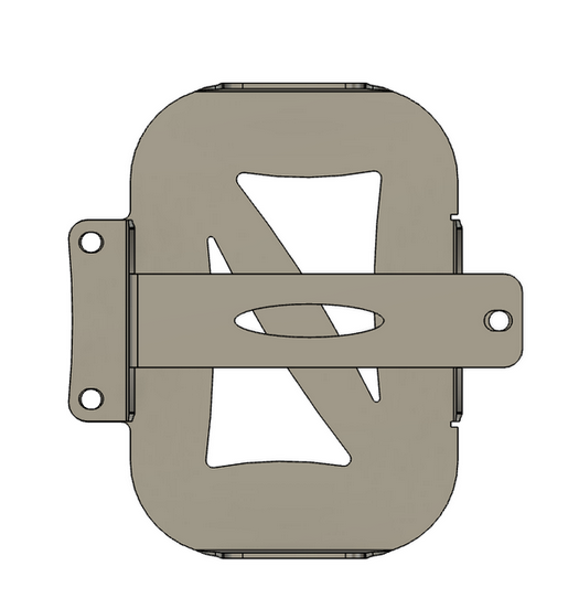 Optima Battery Mount - CNC 3mm Steel