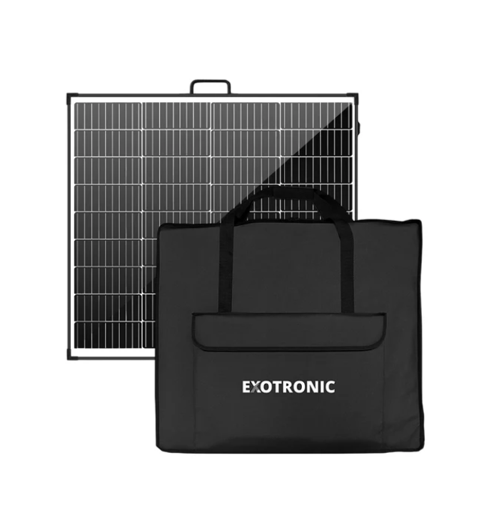 Exotronic 200W 12/24V Foldable Portable Solar Panel