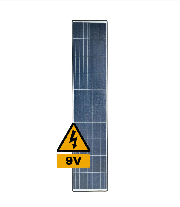 Sunman eArc 9V 85W Flexible Solar Panel + Junction Box Underneath + Free Vented Gap Kit