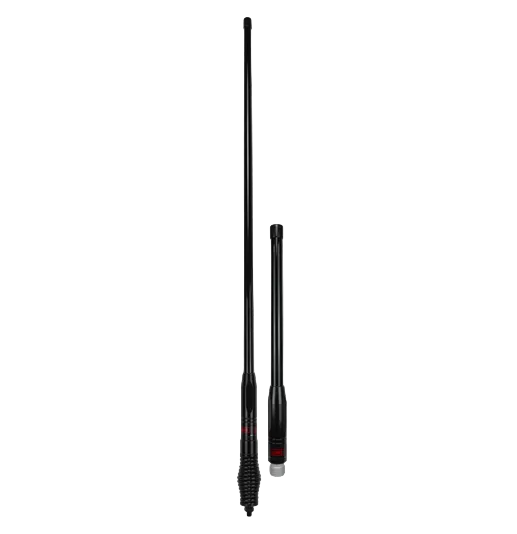 GME AE4705BTP All Terrain UHF Antenna Twin Pack – 2.1dBi &amp; 6.6dBi (Black)