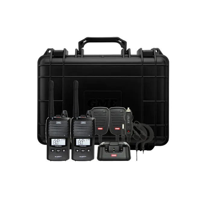 GME 5W IP67 UHF CB Handheld Radio Twin Pack – TX6165X