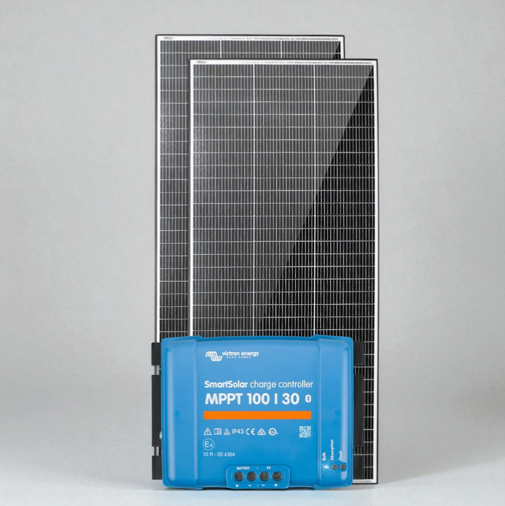 Bundle 2x Exotronic 220w Solar Panel & Victron SmartSolar MPPT 100/30