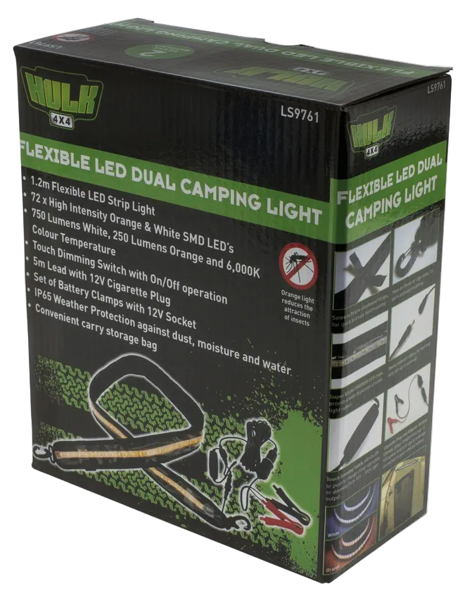 HULK 4X4 Flexible LED Camping Strip Lamp - White Illumination