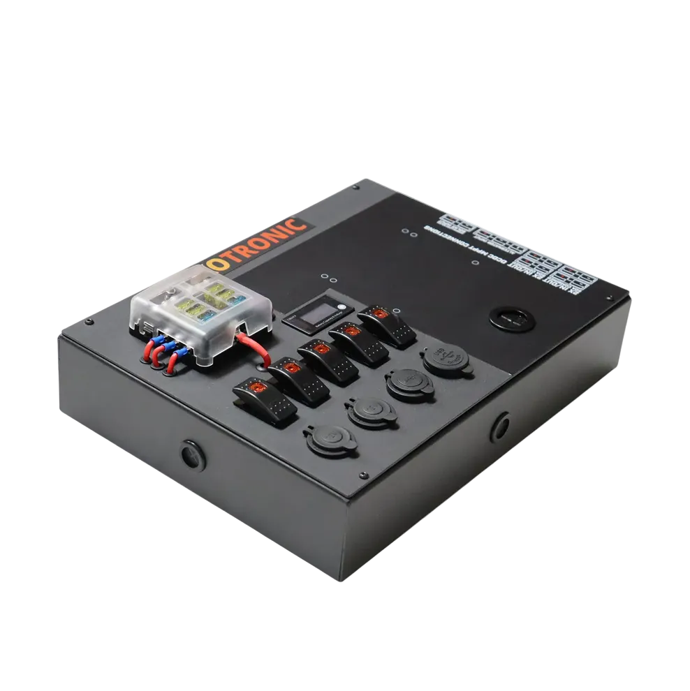 Exotronic 12V Large Control Hub with 50A Anderson Plugs & Fused Busbars