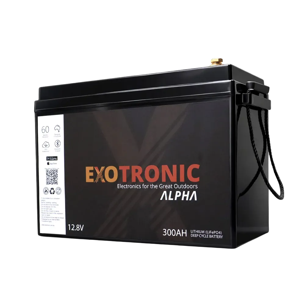 Exotronic 12V 300Ah Alpha IP67 Smart Bluetooth Lithium Battery