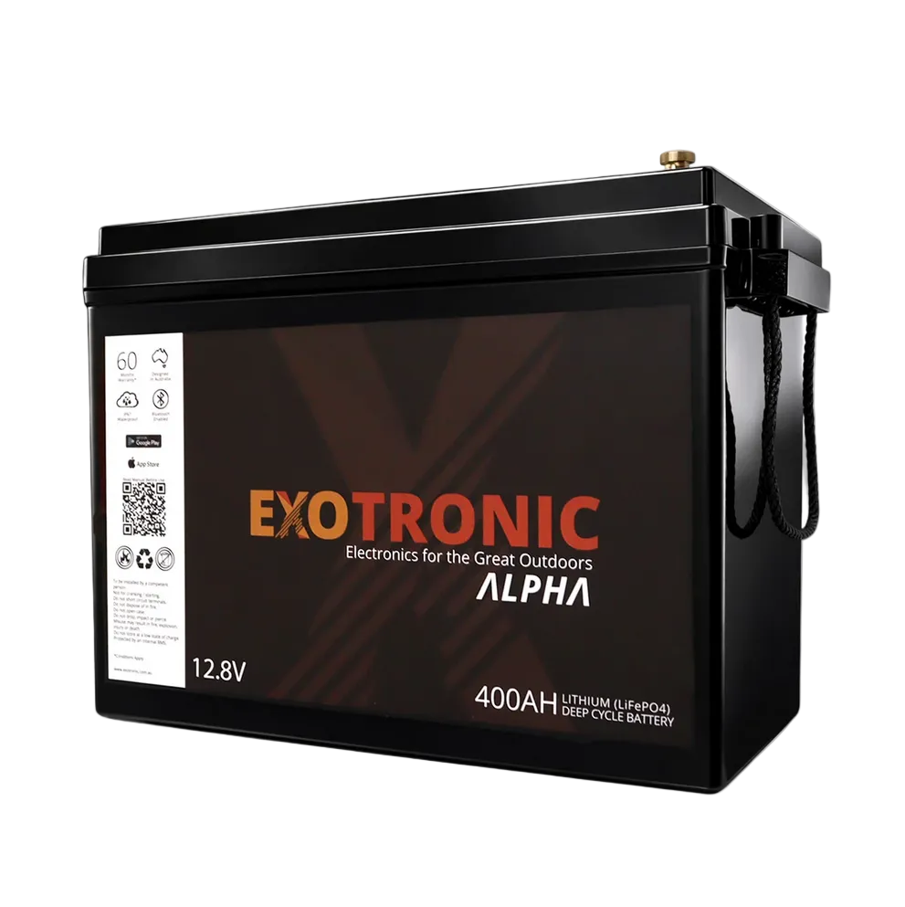 Exotronic 12V 400Ah IP67 Lithium Battery - Smart Bluetooth