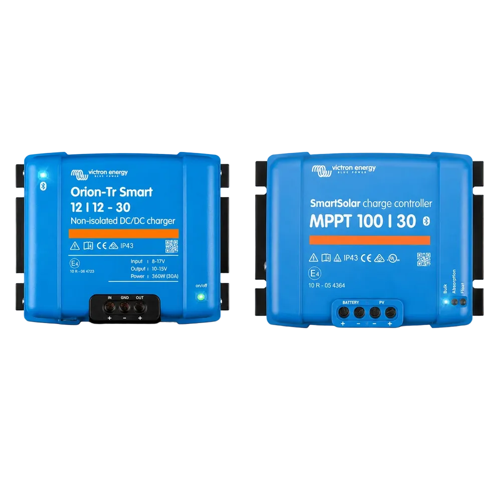 Victron 30A Charging Bundle - SmartSolar 100/30 & Orion-Tr Smart 12/12-30A