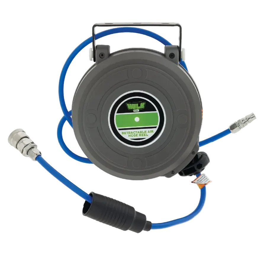 Hulk 4X4 Retractable Air Hose Reel 6m, 116 PSI Air Hose Reel