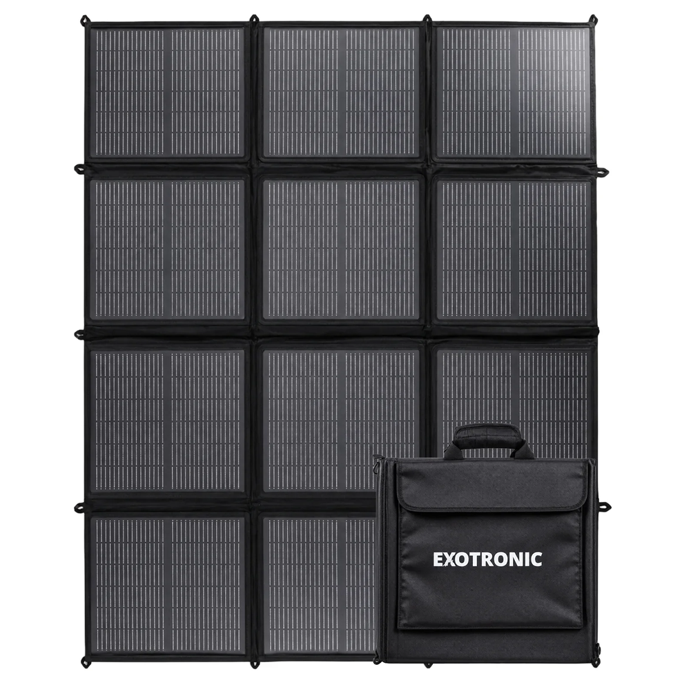 300W Folding Solar Blanket -  Exotronic Fusion N-Type TOPCon Cells