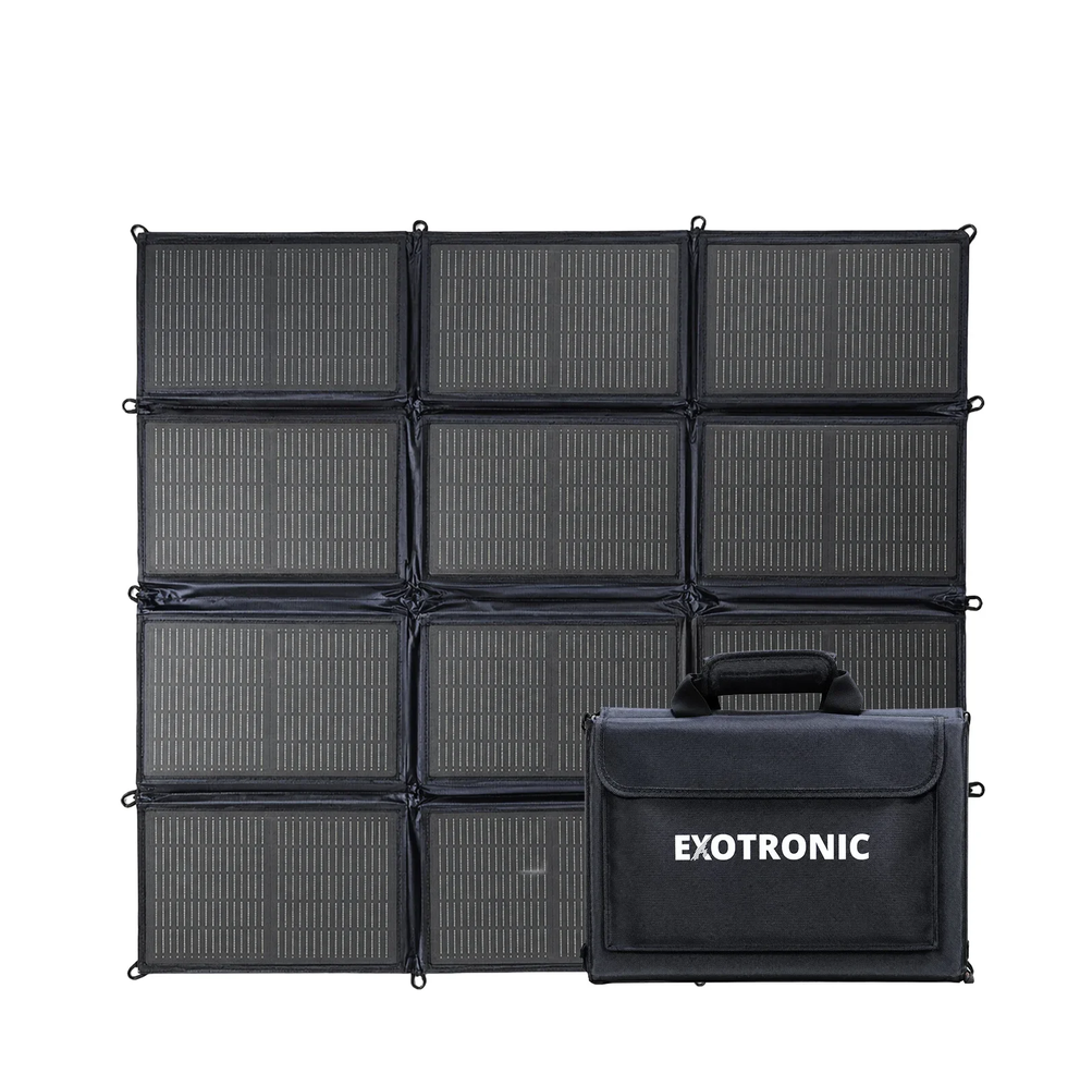 Exotronic 200W Fusion Folding Solar Blanket - 25.6% TOPCon N-Type Cells