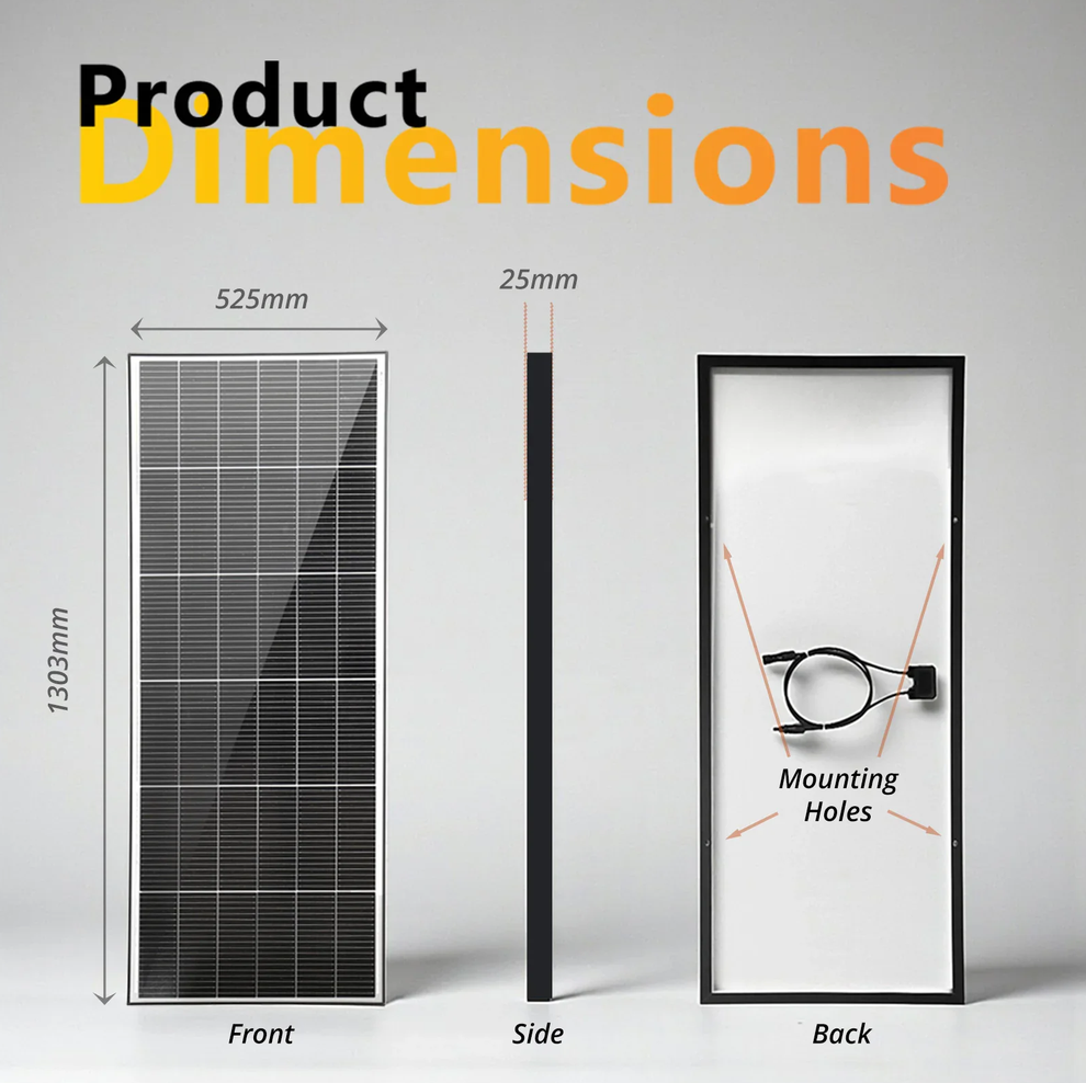 Exotronic 150W Fusion Fixed Solar Panel