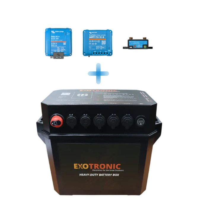 Lithium Battery Box + Pre-wired Orion XS + 75/15 MPPT SmartSolar + SmartShunt 300A