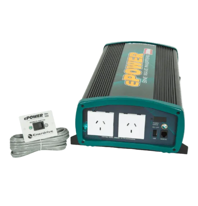 Enerdrive 12V 2000W ePower Pure Sine Wave Inverter w/ Remote