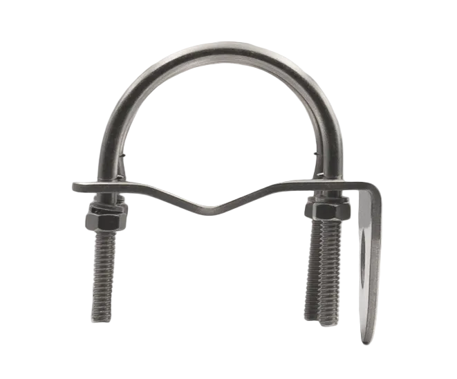 GME MB024B Right Angle Bullbar Antenna Mounting Bracket (Stainless Steel)
