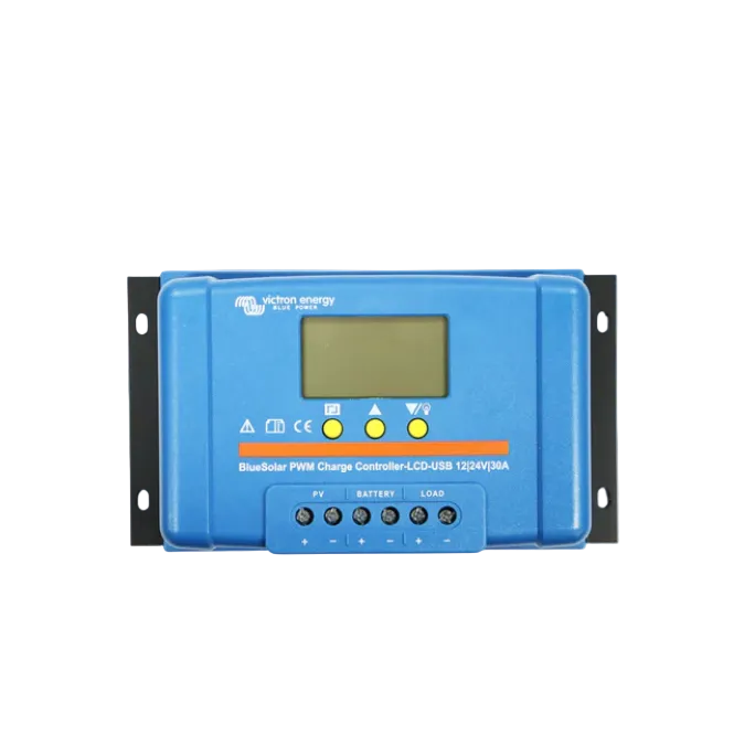 Victron 12/24V BlueSolar PWM Solar Charge Controller 5A / 10A / 20A / 30A - LCD & USB
