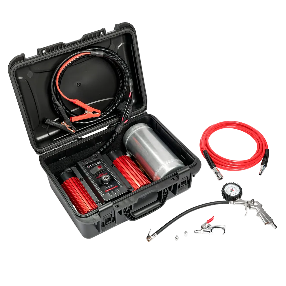 Saber Select Series Twin Air Compressor with Hard Case & Inflation Kit