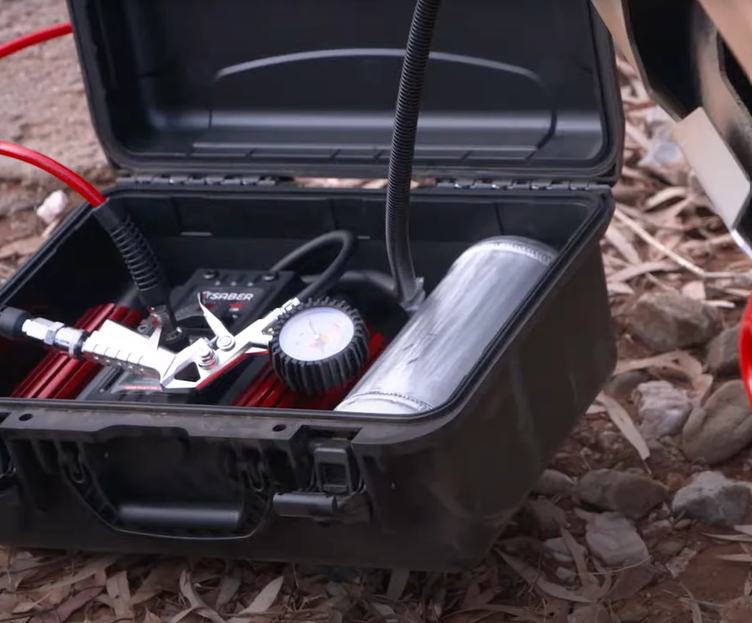 Saber Select Series Twin Air Compressor with Hard Case & Inflation Kit